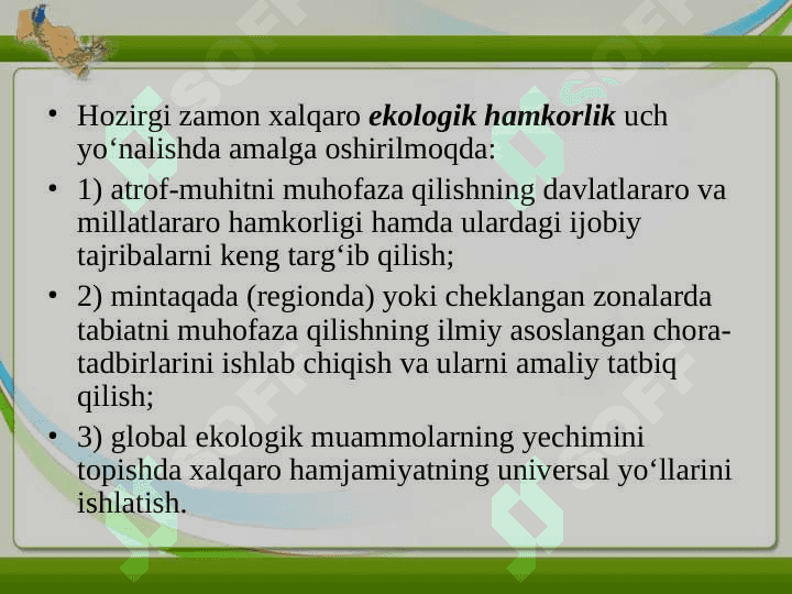 Atrof-muhitni muhofaza qilishda xalqaro-xarakat 4