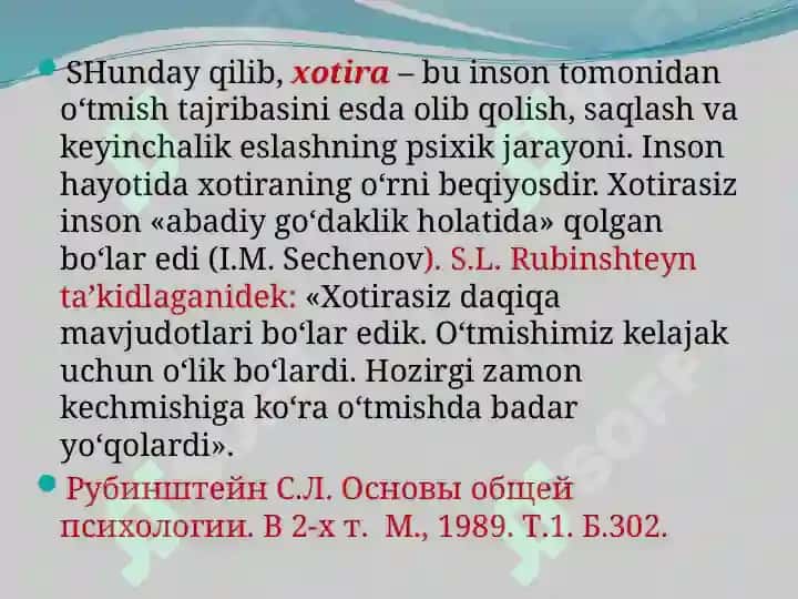 xotira mavzusida pptx 3