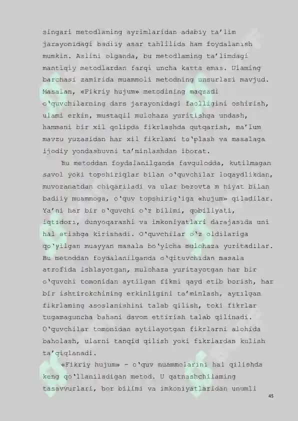 Qiyosiy pedagogikada tadqiqotlar tipologiyasi va OO’Yularida ta’lim variativligi. 4