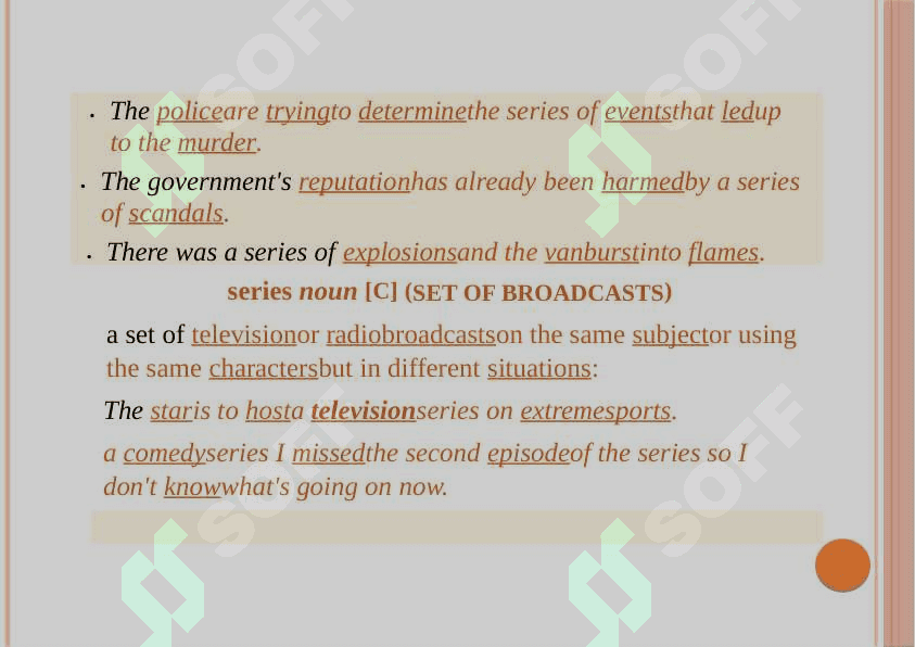 ENGLISH  WORD SERIES 3