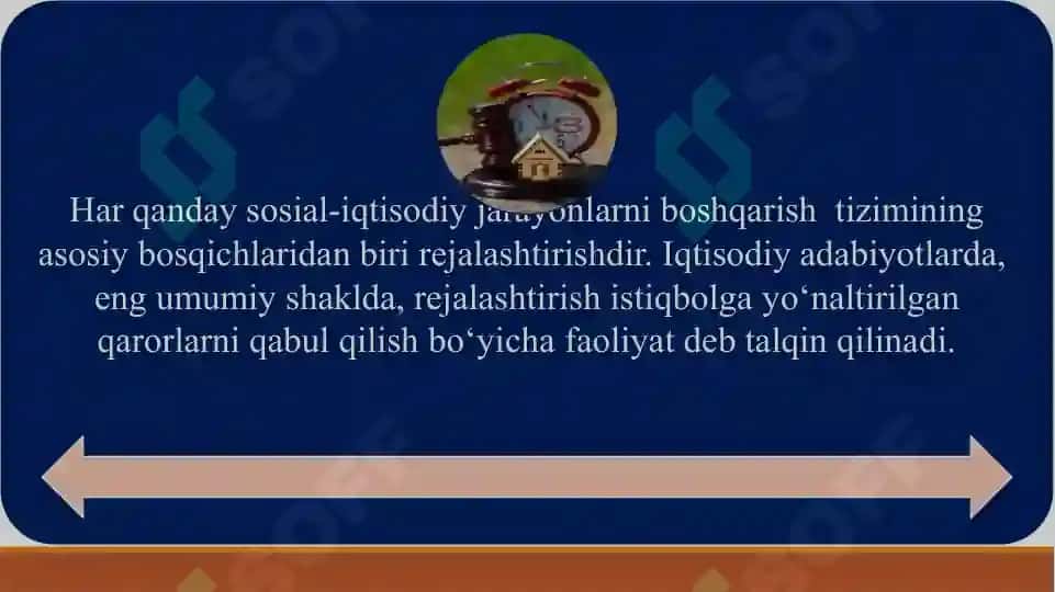 Moliyaviy rejalashtirish va tartibga solish 2