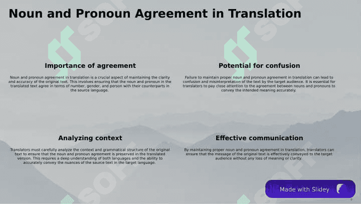 Introduction to Grammatical problems in taranlarion 4