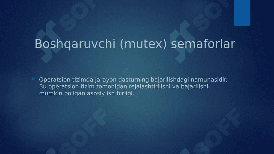 Operatsion tizim nima? 6