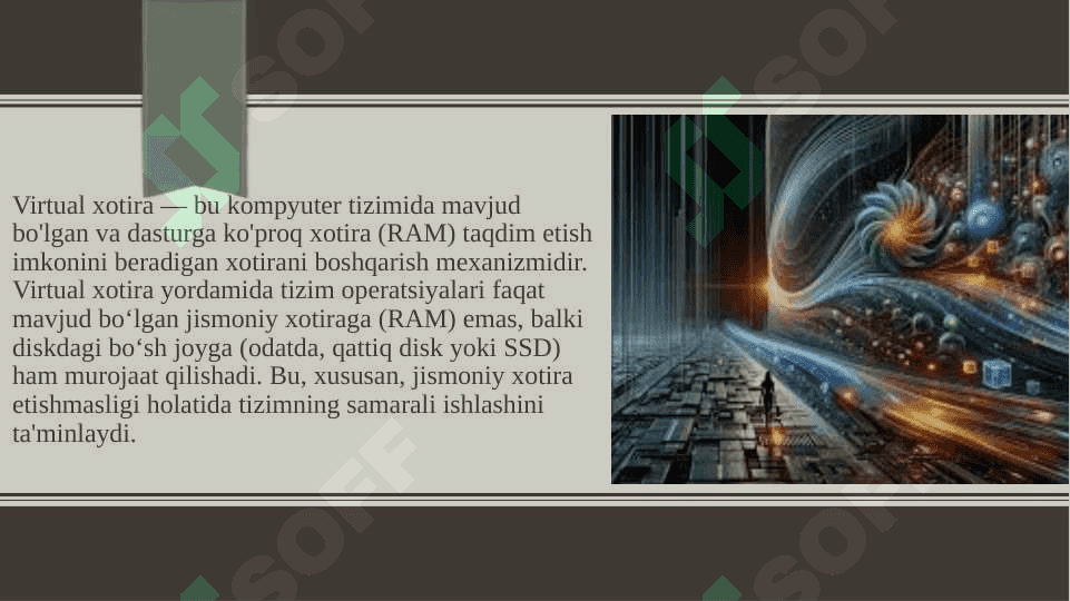 virtual xotirani boshqarish usullari 2