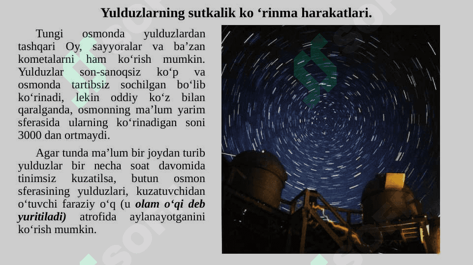 Amaliy Astronomiya asoslari 3