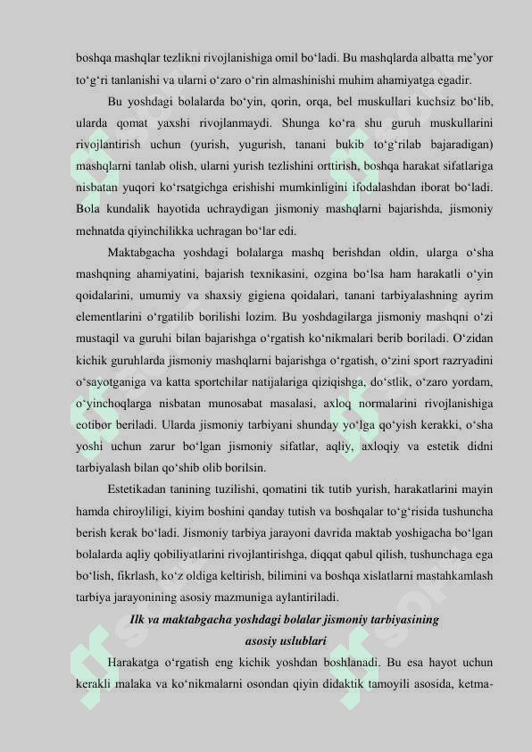 Ilk va maktabgacha yoshdagi bolalar jismoniy tarbiyasi 3