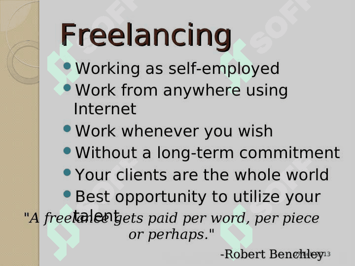 Freelancing 3