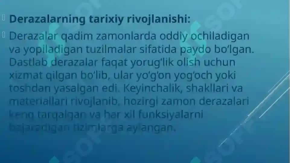 Deraza va eshiklar 4