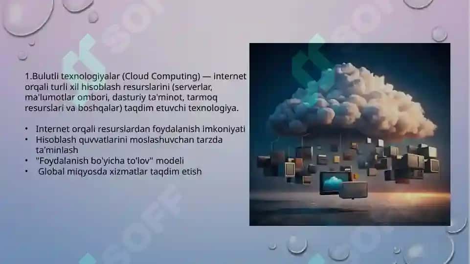 BULUTLI TEXNOLOGIYALAR 2