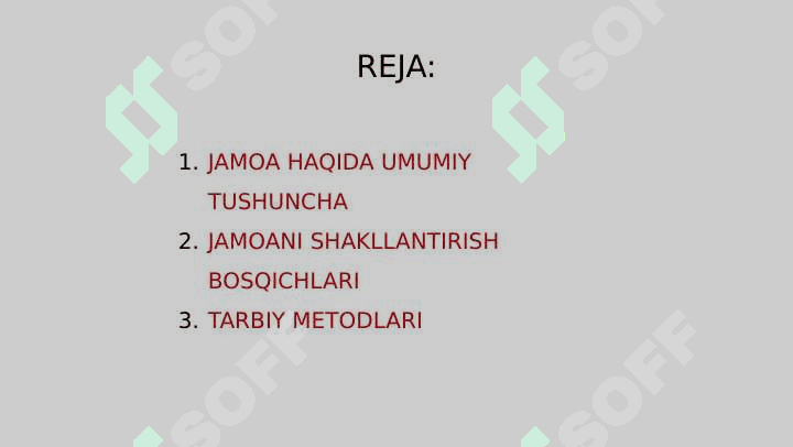 Jamoaning shaxs tarbiyasiga taʼsiri 2
