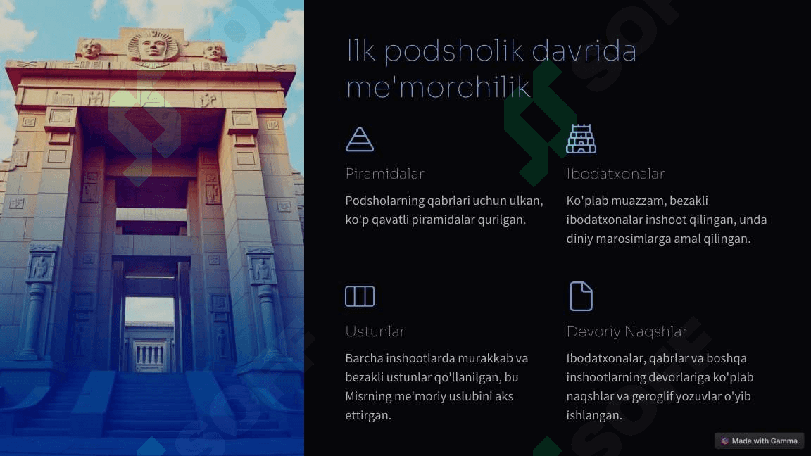 Misrda-ilk-podsholik-davrida-sanat 6