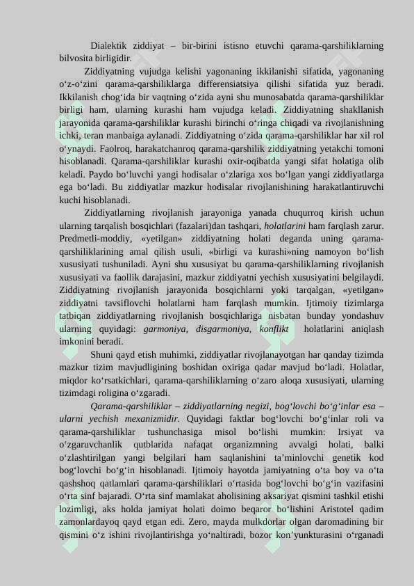 Rivojlanish nazariyasi (dialektika) 4