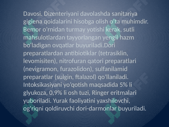 Dizenteriya, botulizm va salmonellyoz 8