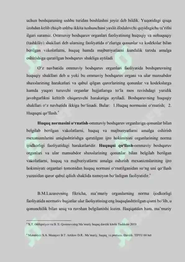 Davlat boshqaruvi faoliyatining usullari tushunchasi 7
