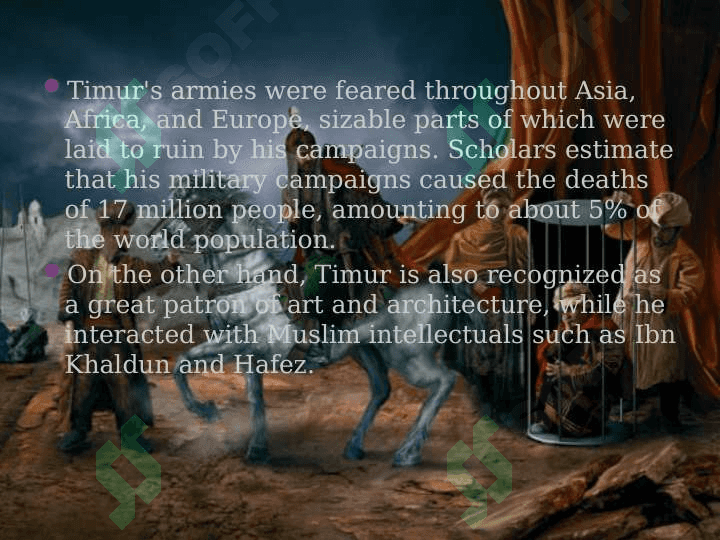 AMIR TIMURThe Timurid’s dynasty 4