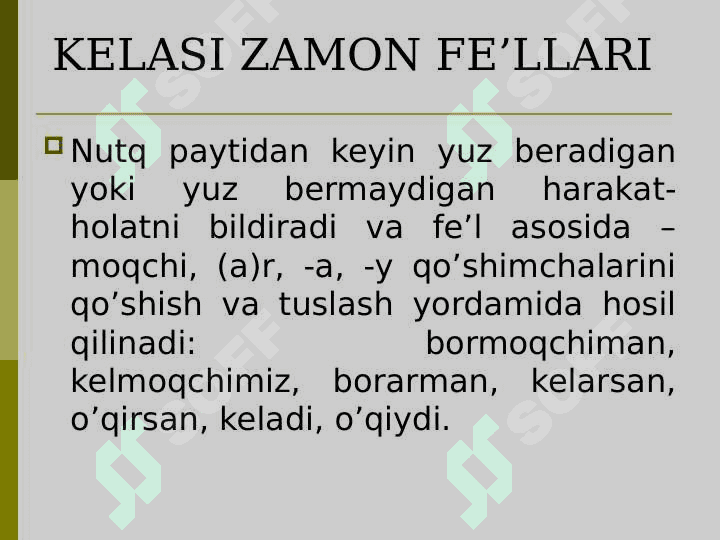 FE’L SO’Z TURKUMI 6