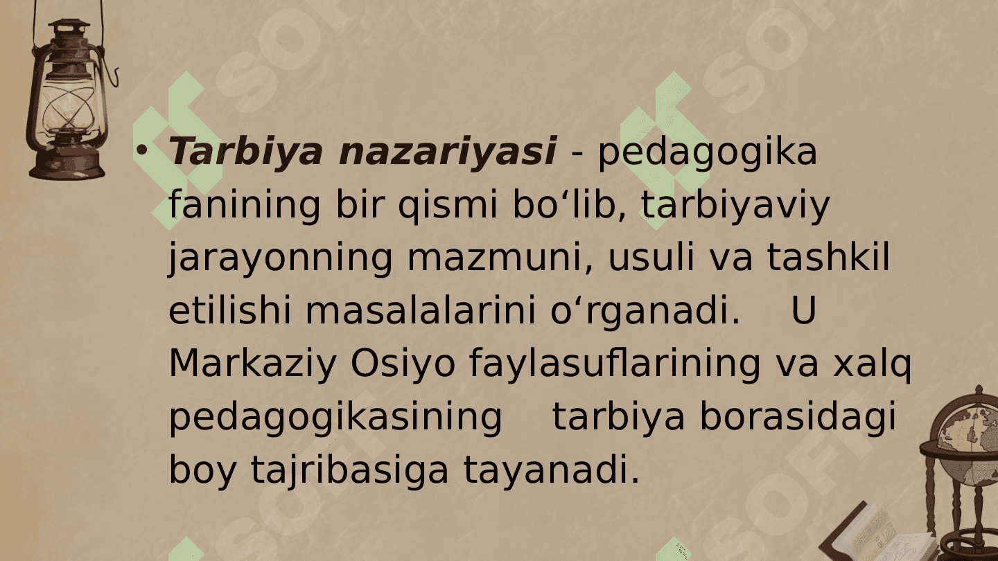 Pedagogik jarayonda tarbiyaning mazmuni 3
