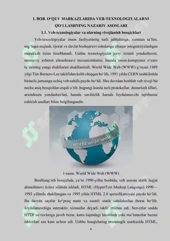 “Ahmad School” o‘quv markazining internet sahifasini ishlab chiqish 5