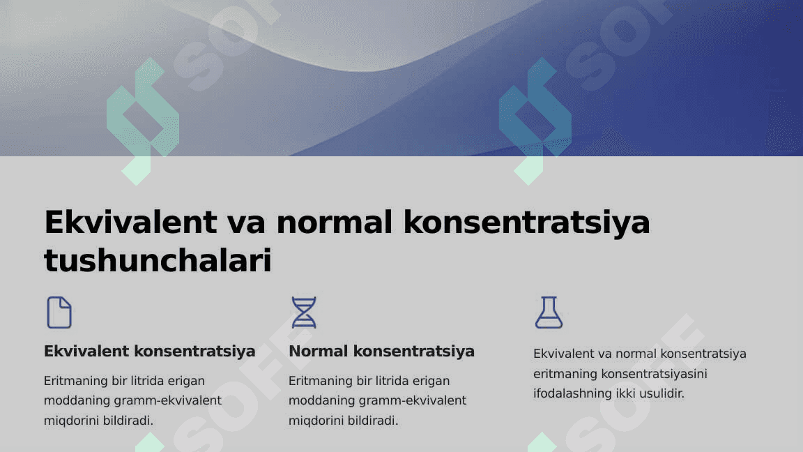 Elektrolit Eritmalarining Xossalari 4