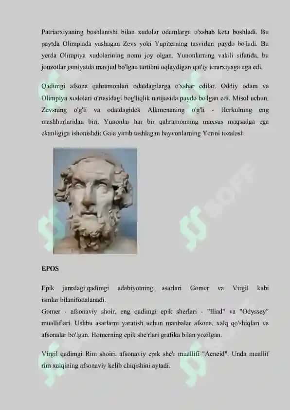 Antik davr adabiyotlari  va yozuvchilari 4