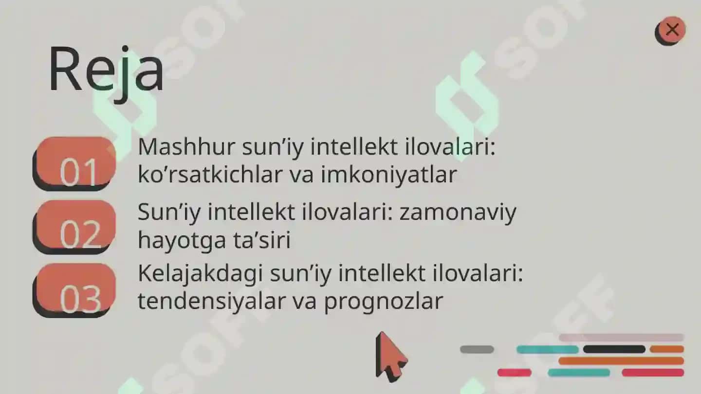 Hozirgi kunda mashhur sun'iy intellekt ilovalari 2