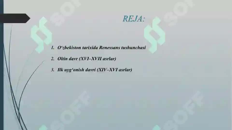 O'ZBEKISTON TARIXIDA RENESSANS ASOSIY BOSQICHLARI VA RIVOJLANISH OMILLARI 2