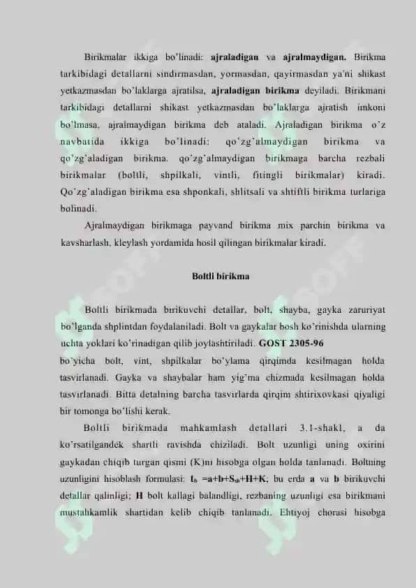 Birikmalar va ularning vazifalari 2