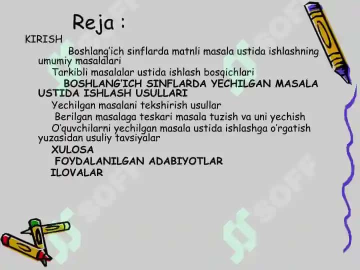 Boshlang'ich sinflarda mantiqiy masalalar yechishga òrgatish 2