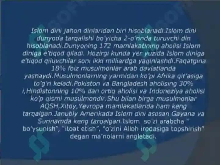 Islomda din va ta'lim 2