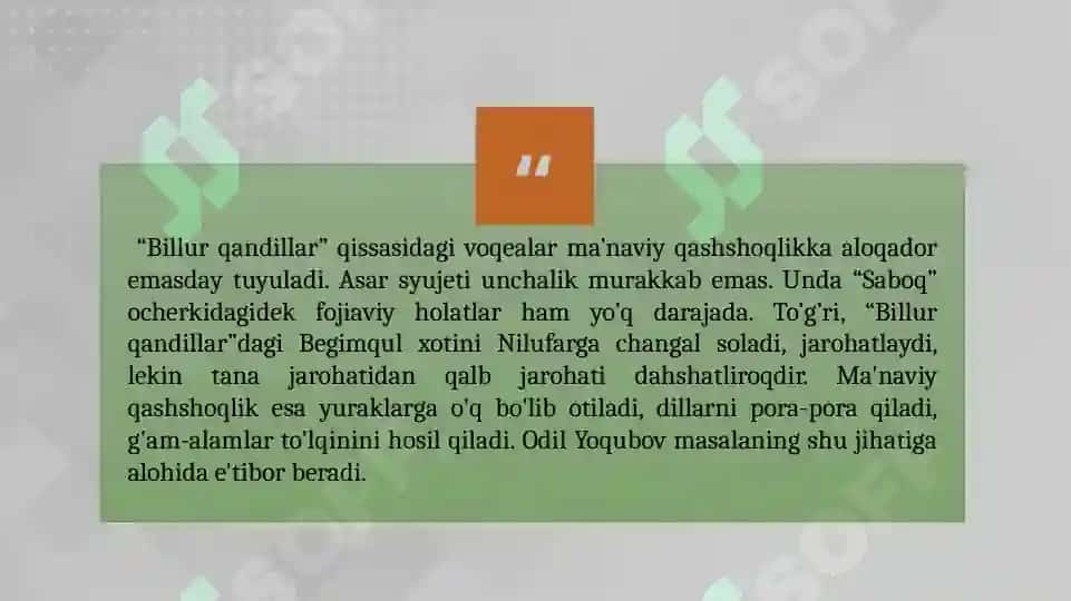 BILLUR QANDILLAR QISSASI 6