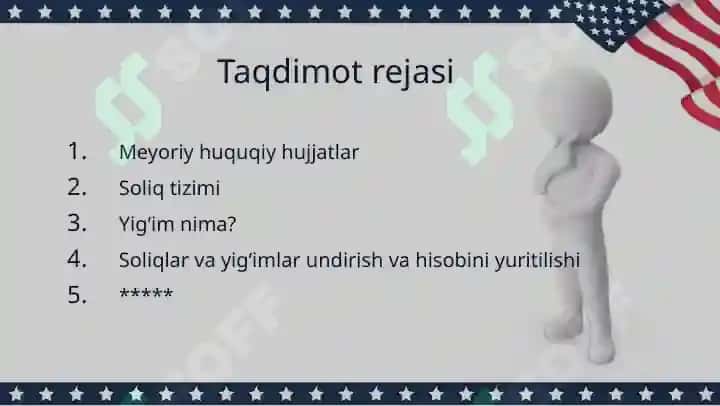 Soliqlar va yigʻimlar tizimi 2