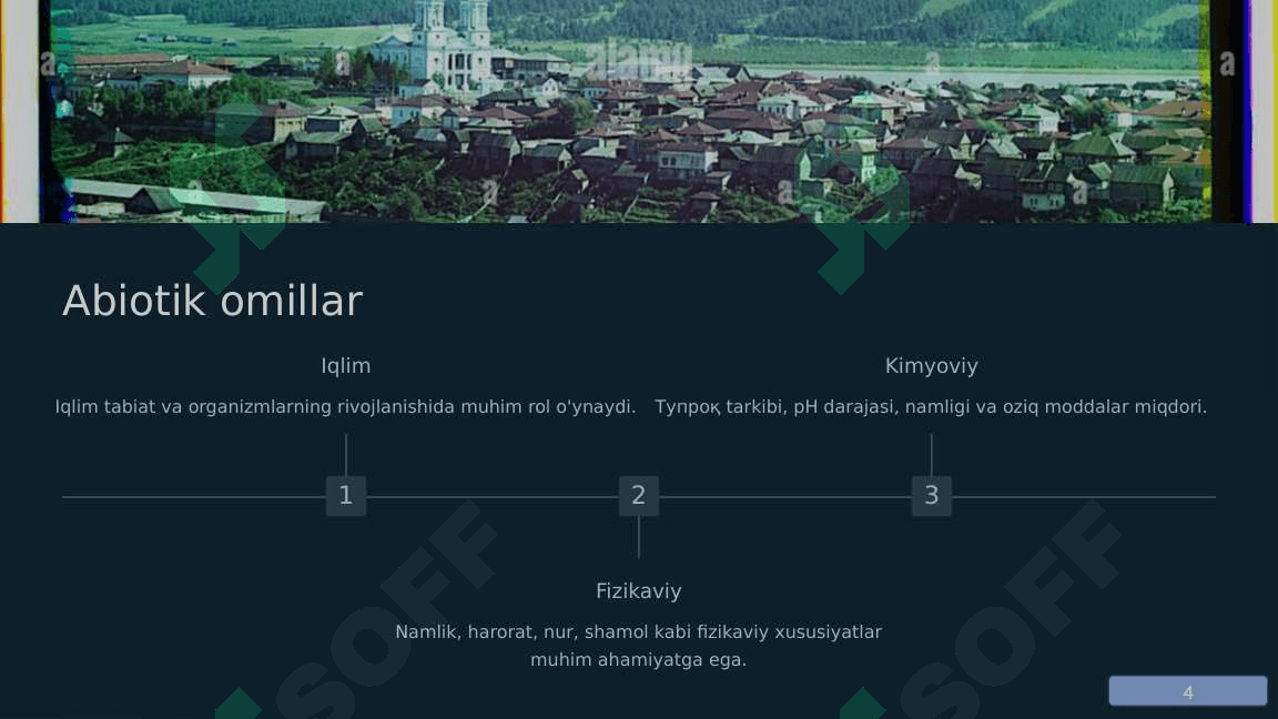 Ekalogik omillar va ularning tasnifi 4