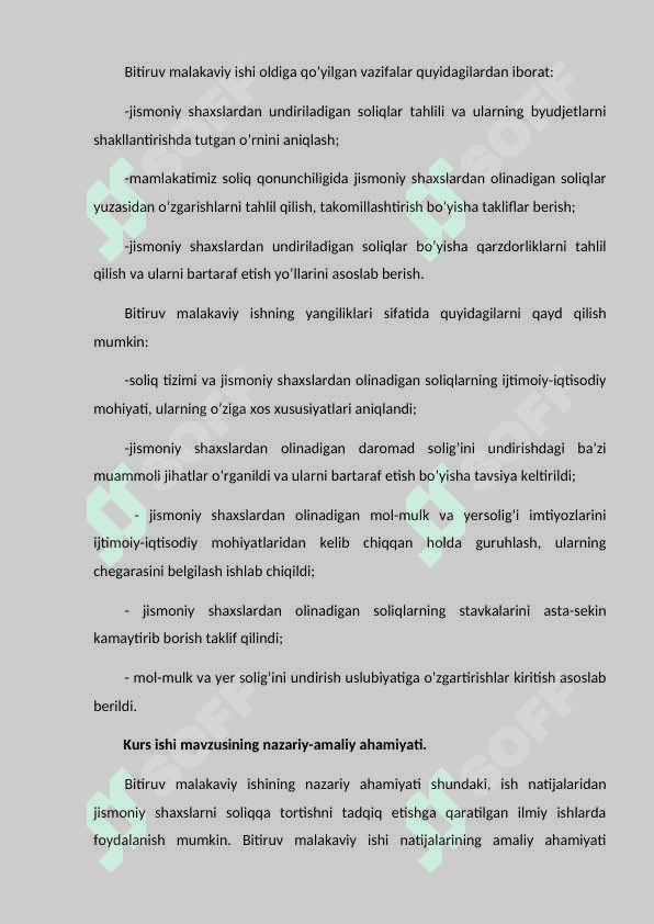 Jismoniy shaxslardan olinadigan mol-mulk solig’i va uning ahamiyati 5