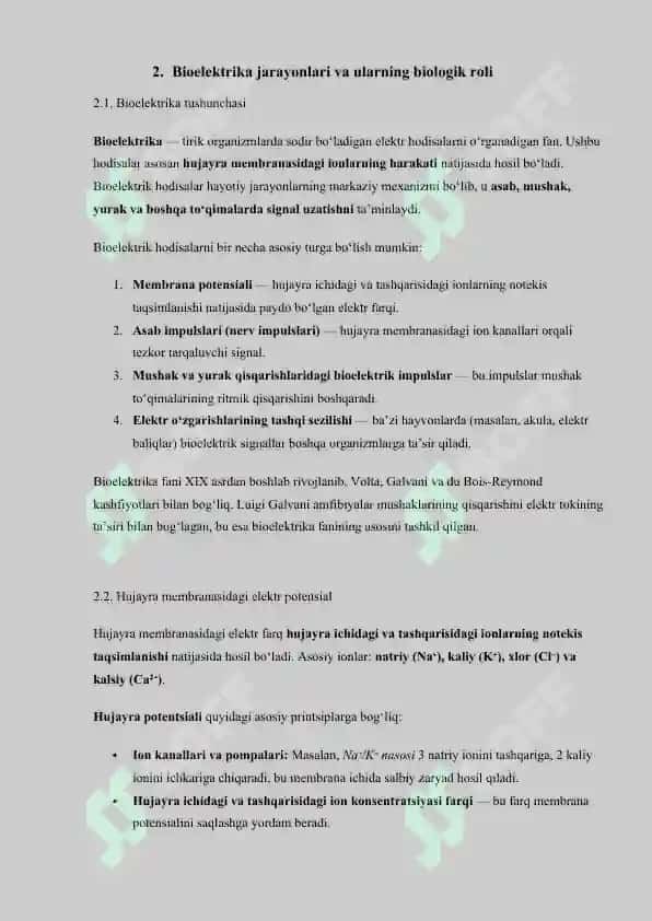 Bioakustika va bioelektrika 6