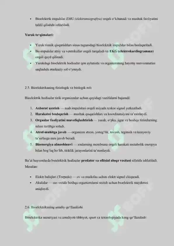 Bioakustika va bioelektrika 8