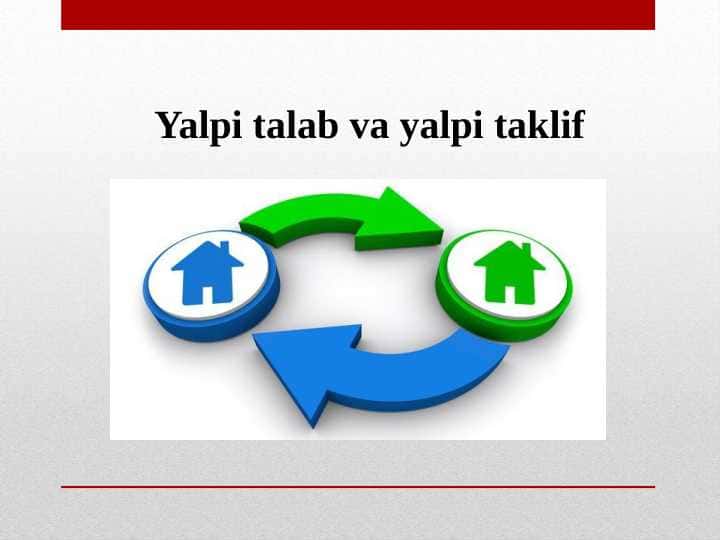 Yalpi talab va yalpi taklif