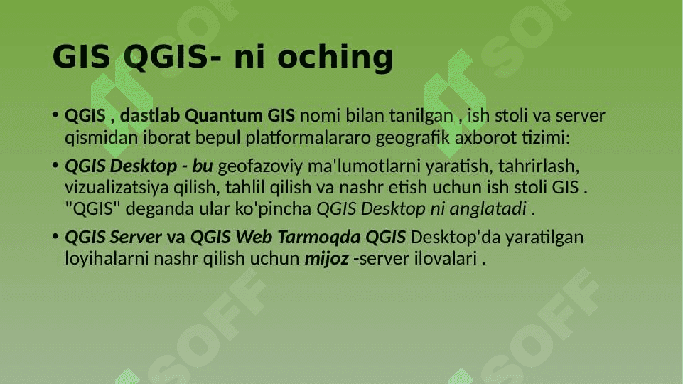 QGIS DASTURI HAQIDA BATAFSIL 2