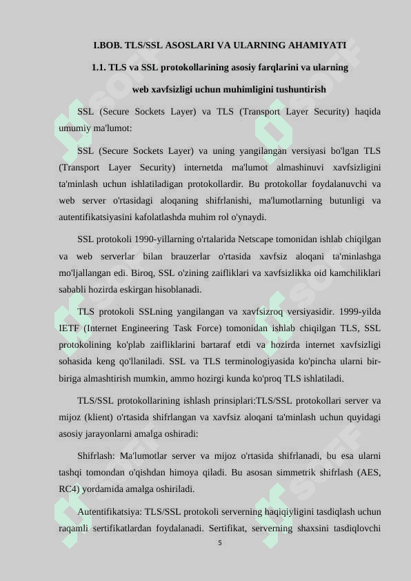 WEB SERVERLARDA TLS/SSL XAVFSIZLIGINI TA'MINLASH USULLARI 5