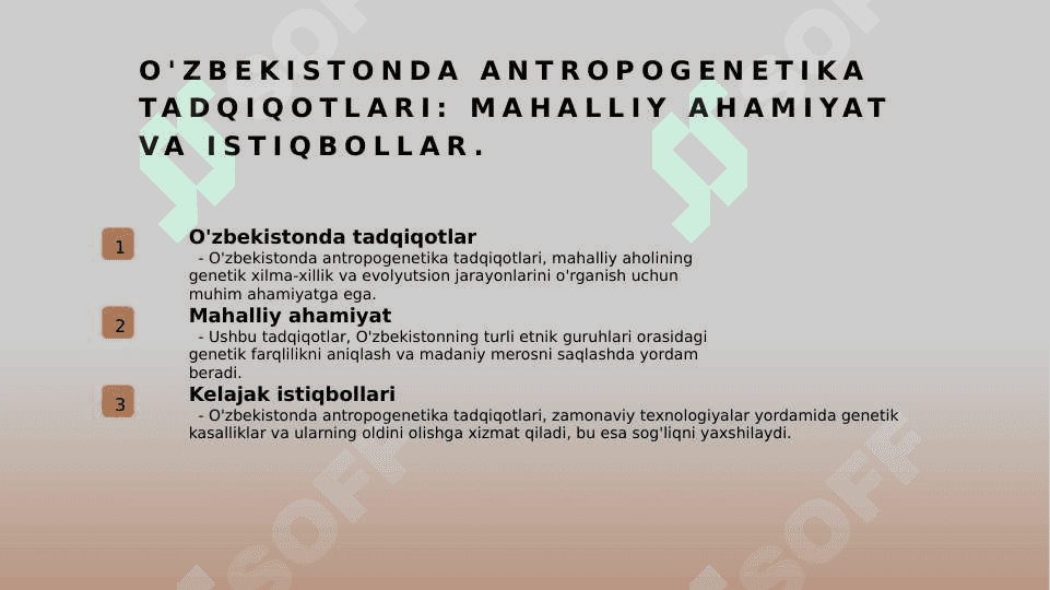 Antropogenetika usullari: populyatsion-statik usul 8