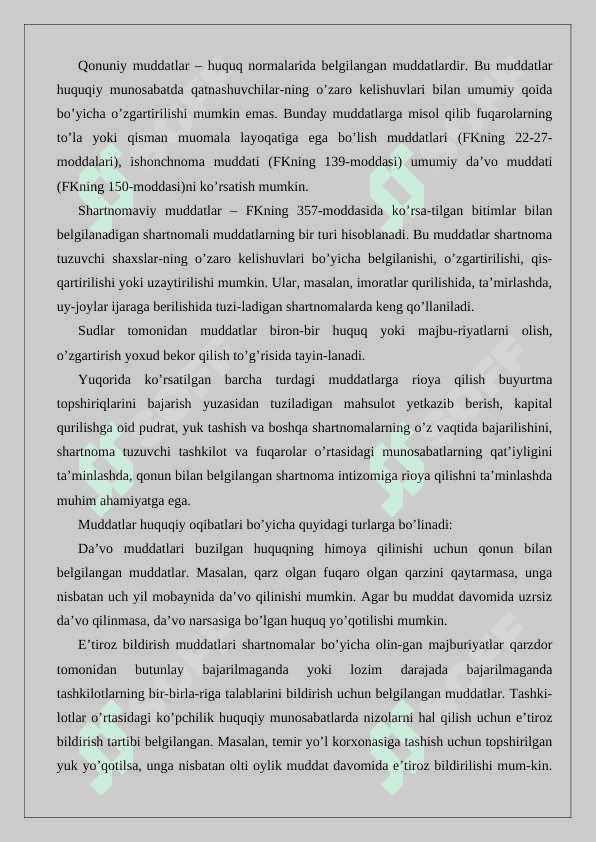 Muddatlar  24 3