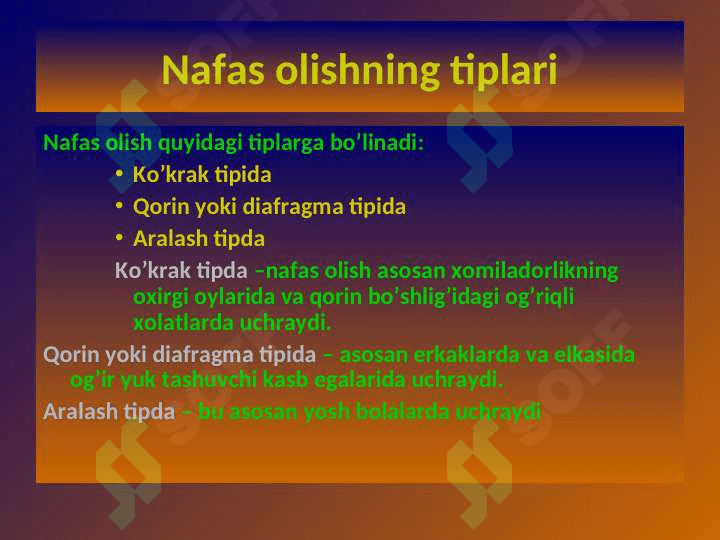Nafas azolari fiziologiyasi 8