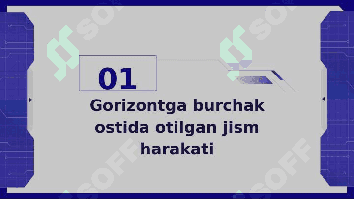 Gorizontga burchak ostida otilgan jism harakatini modellashtirish 3