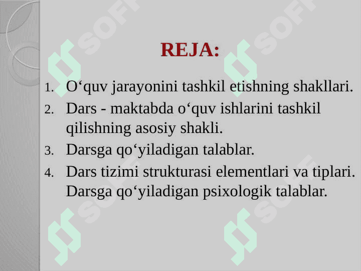 O’qitish jarayoni 2