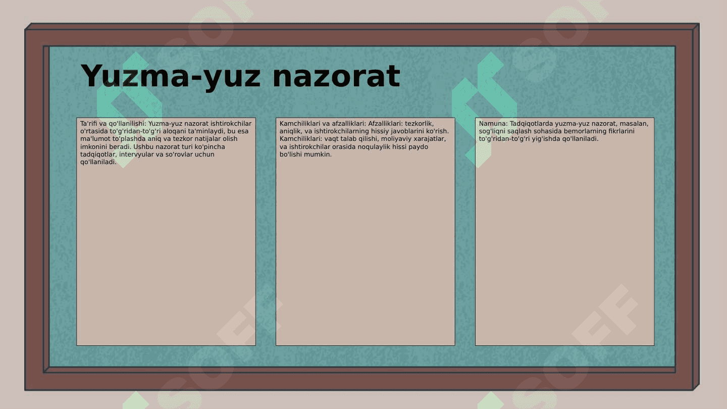 Nazorat turlari 5