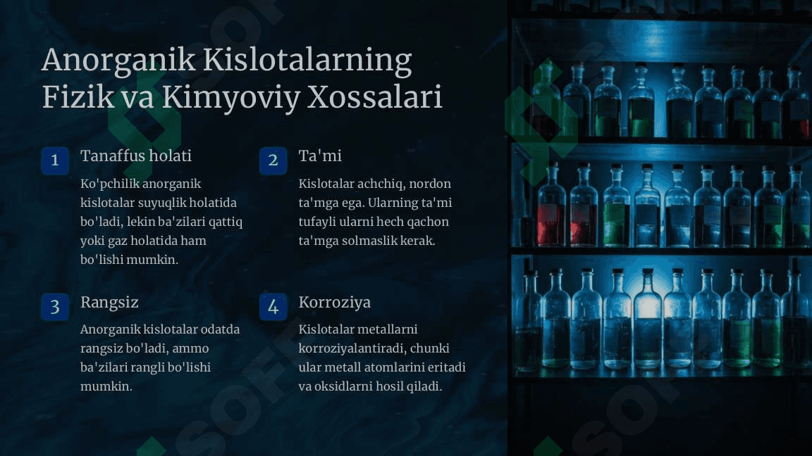 Anorganik kislotalar 2