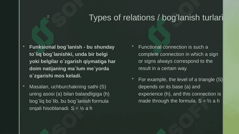 O’zaro bog’lanishlarni statistic o’rganish – correlatsion va regression tahlil 3