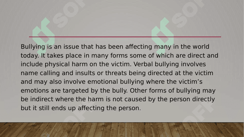 Bullying 2