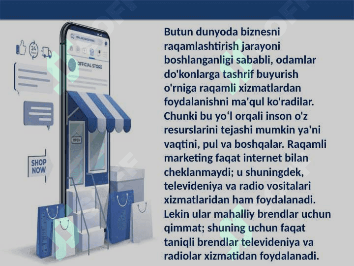 Raqamli marketing taqdimot 5