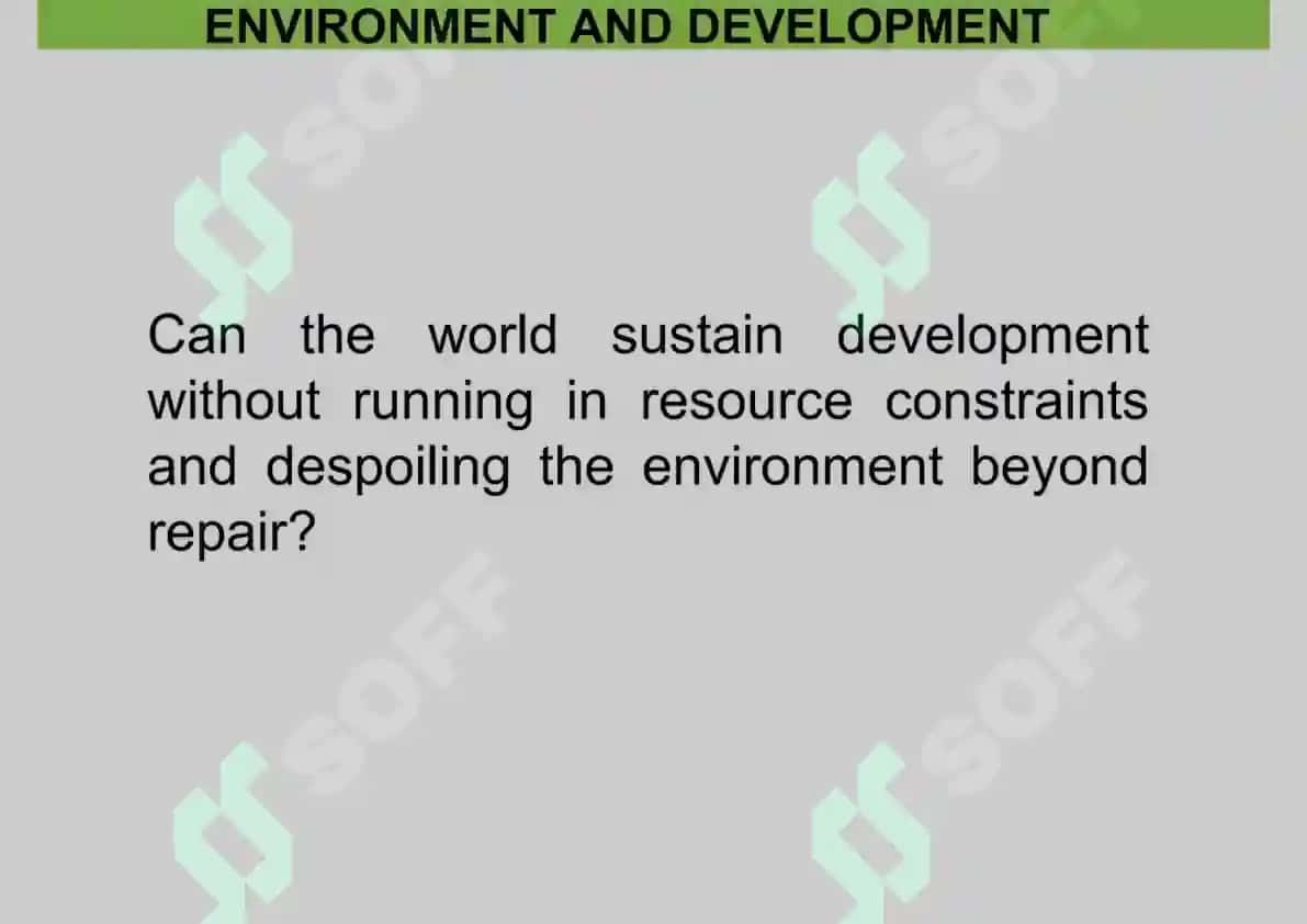 Sustainable development 3