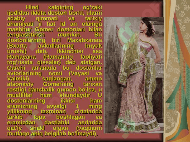 HINDISTON MADANIYATI 5
